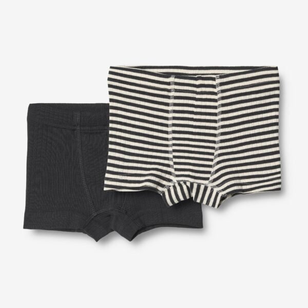 2 Boxer Shorts Louis - navy rib stripe