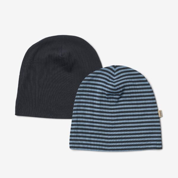 2 Hat Soft Aidan - bright blue stripe