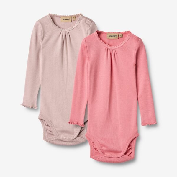 2 Rib Body L/S Lotta - pink lilac