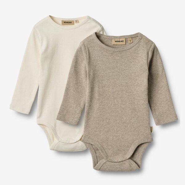 2 Rib Body L/S Spencer - gravel melange