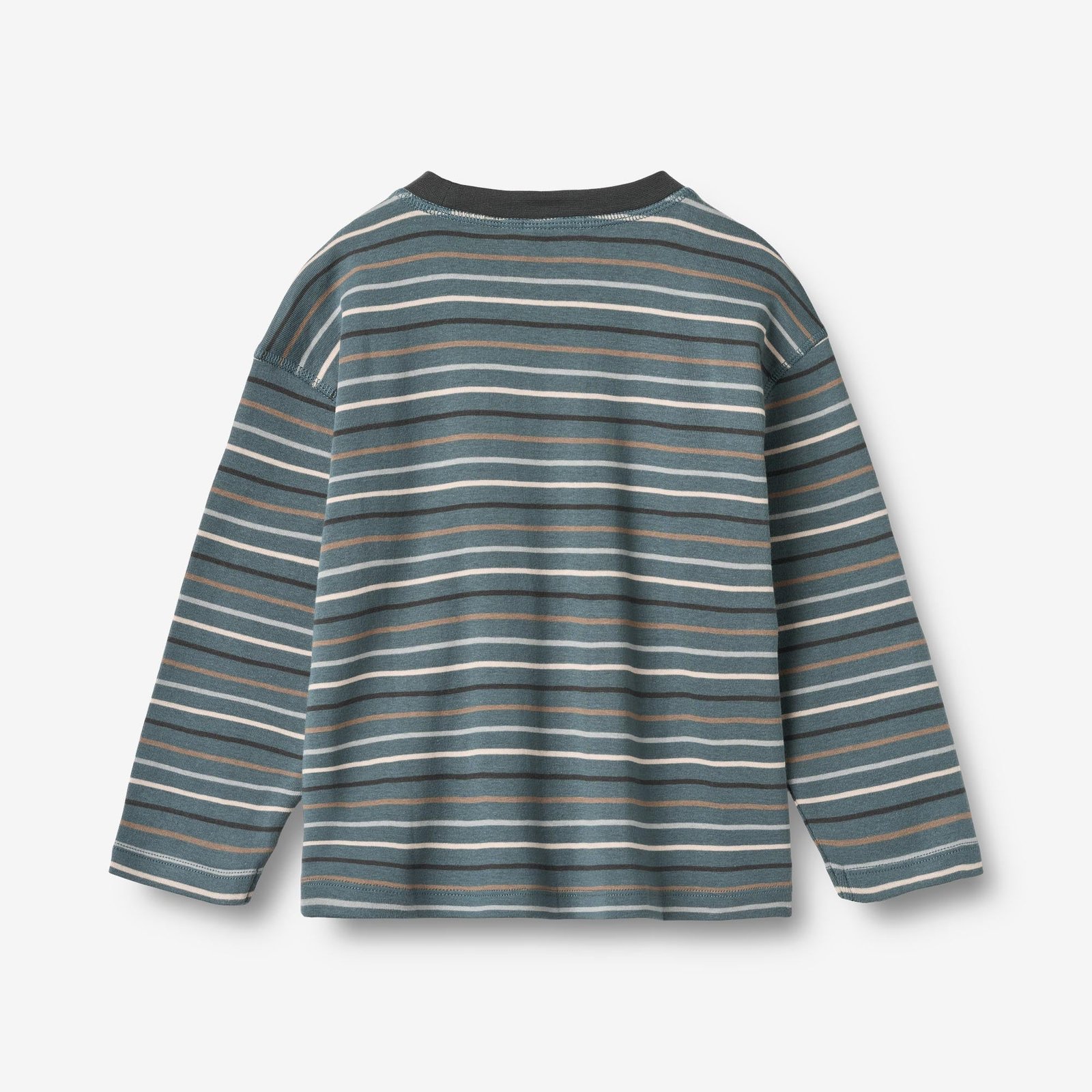 2 T-Shirt L/S Hans - blue multi stripe - Image 7