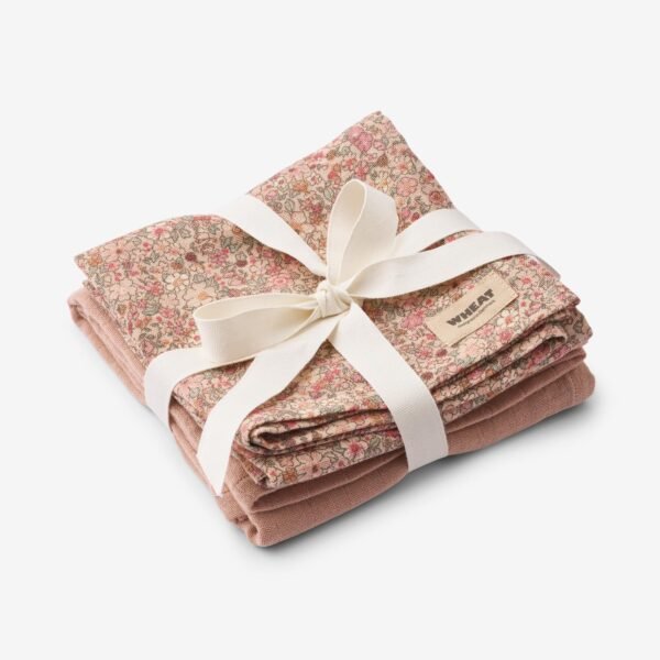 2 pk Muslin Kaya - rose dust